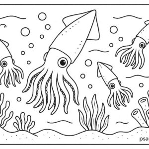 Sea Animal Coloring Pages For Kids