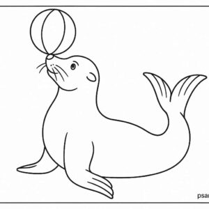 Sea Animal Coloring Pages For Kids