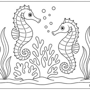 Sea Animal Coloring Pages For Kids