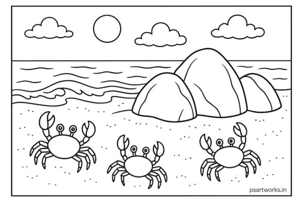 Sea Animal Coloring Pages For Kids