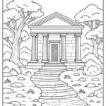 Temple coloring pages