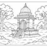 Temple coloring pages