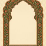 Vintage mughal frame design