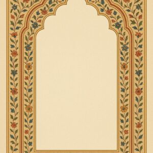 Vintage mughal frame design