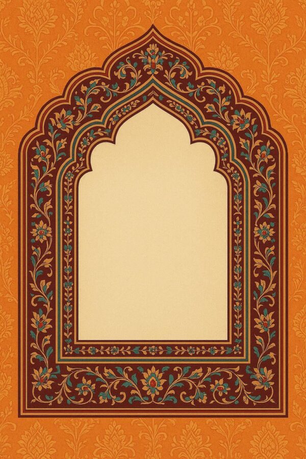 Vintage mughal frame design