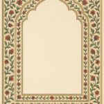 Vintage mughal frame design