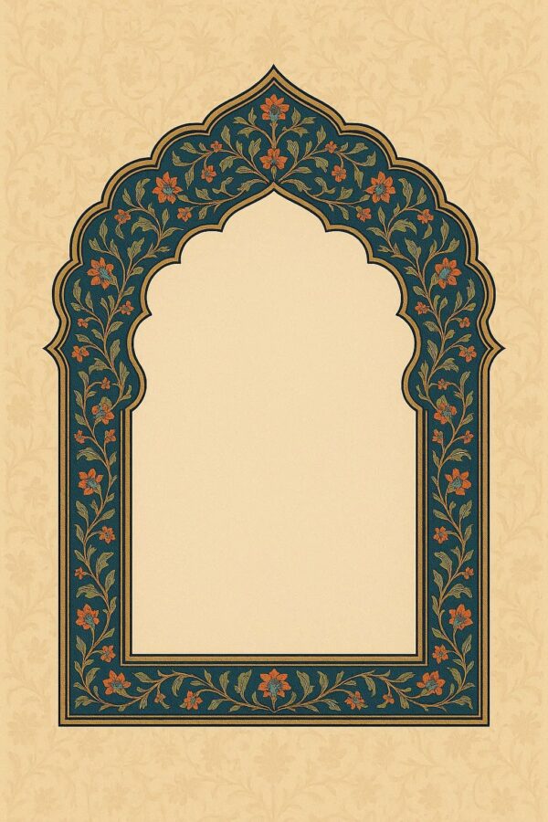 Vintage mughal frame design