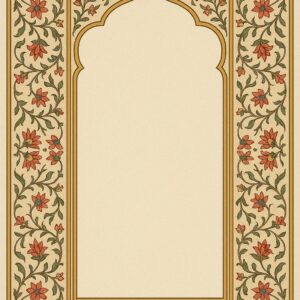 Vintage mughal frame design