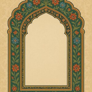 Vintage mughal frame design