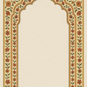 Vintage mughal frame design