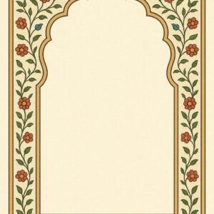 Vintage mughal frame design