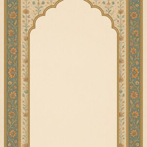 Vintage mughal frame design