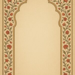 Vintage mughal frame design