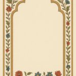 Vintage mughal frame design