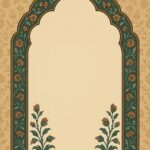 Vintage mughal frame design