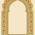 Vintage mughal frame design