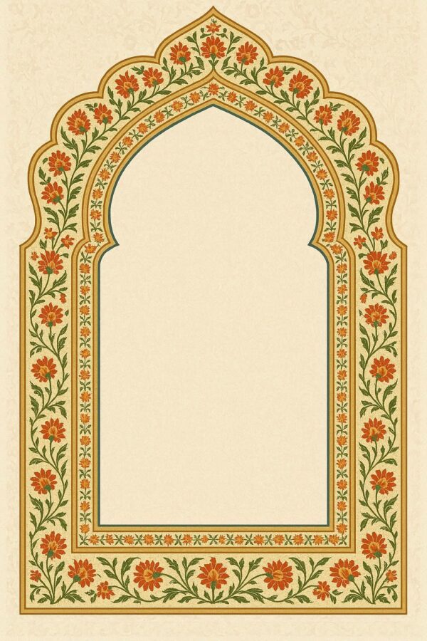 Vintage mughal frame design