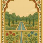 Vintage mughal garden frame design
