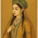 Indian mughal Art illustration