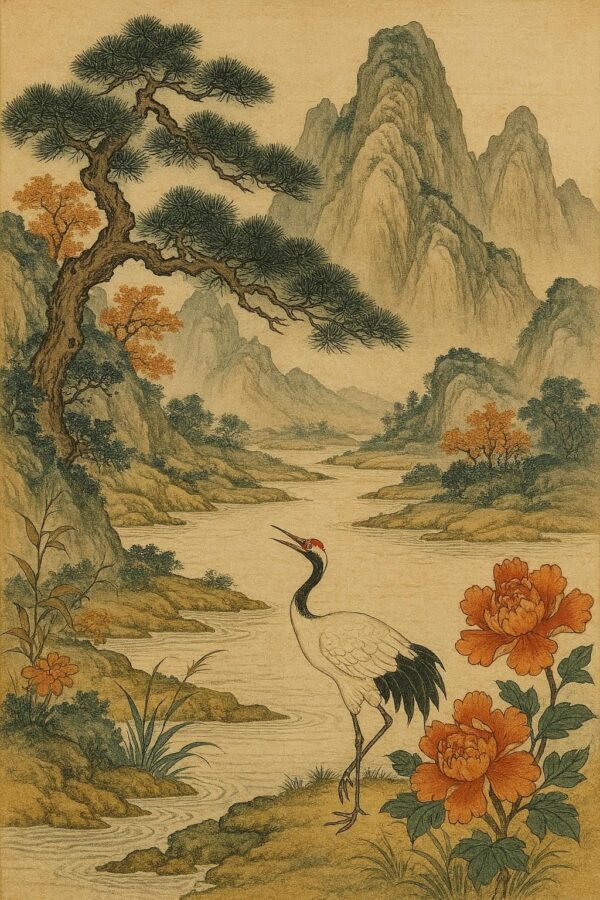 Chinese Vintage art painting