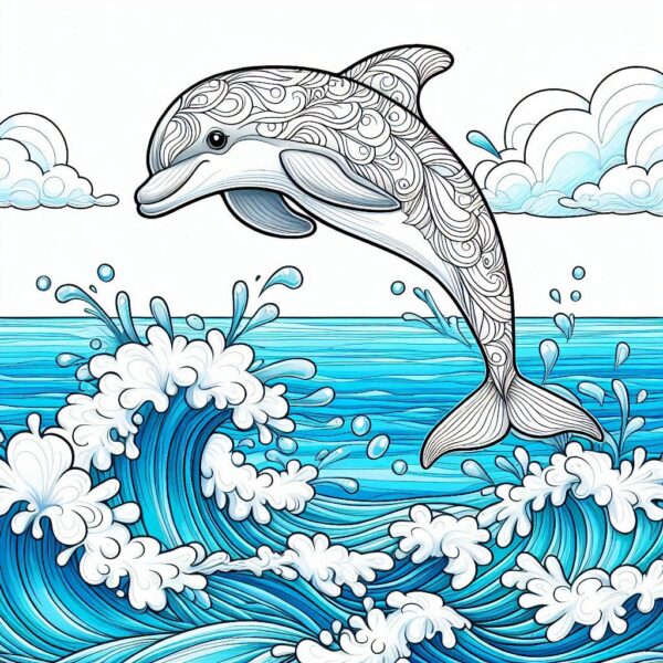 Ocean Animal Coloring Pages For Kids