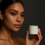 High-end beauty close-up and sharp focus with shallow depth of field