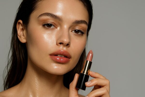 High-end beauty close-up and sharp focus with shallow depth of field