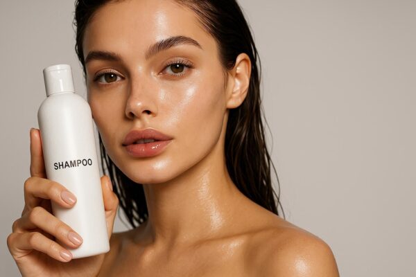 High-end beauty close-up and sharp focus with shallow depth of field