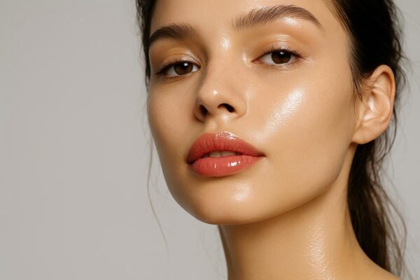 High-end beauty close-up and sharp focus with shallow depth of field