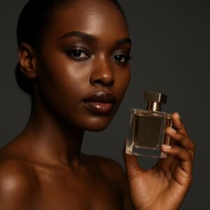 High-end beauty close-up and sharp focus with shallow depth of field