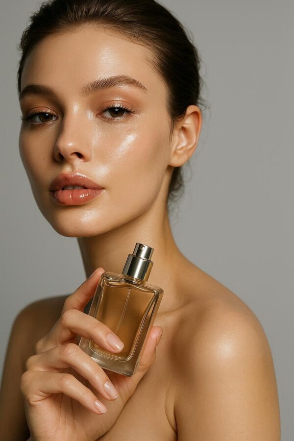 High-end beauty close-up and sharp focus with shallow depth of field