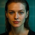 High-end beauty close-up and sharp focus with shallow depth of field