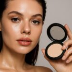 High-end beauty close-up and sharp focus with shallow depth of field