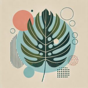 Aesthetic Boho Art Background