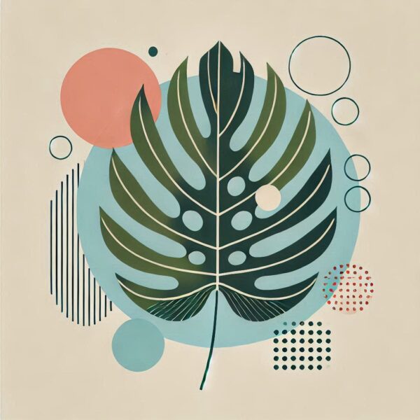 Aesthetic Boho Art Background