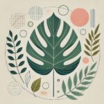 Aesthetic Boho Art Background