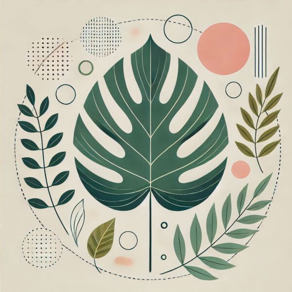 Aesthetic Boho Art Background