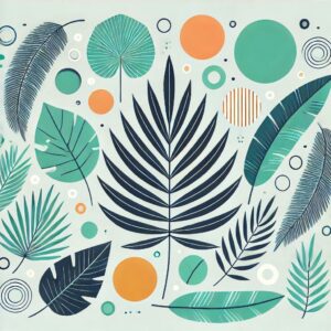 Aesthetic Boho Art Background