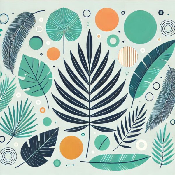 Aesthetic Boho Art Background