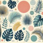 Aesthetic Boho Art Background