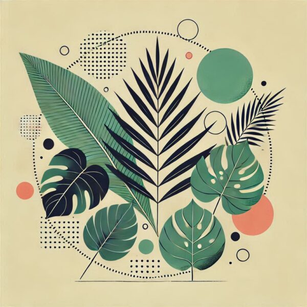 Aesthetic Boho Art Background