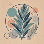 Aesthetic Boho Art Background