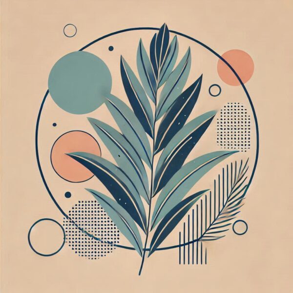 Aesthetic Boho Art Background