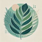 Aesthetic Boho Art Background