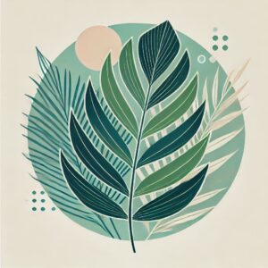 Aesthetic Boho Art Background