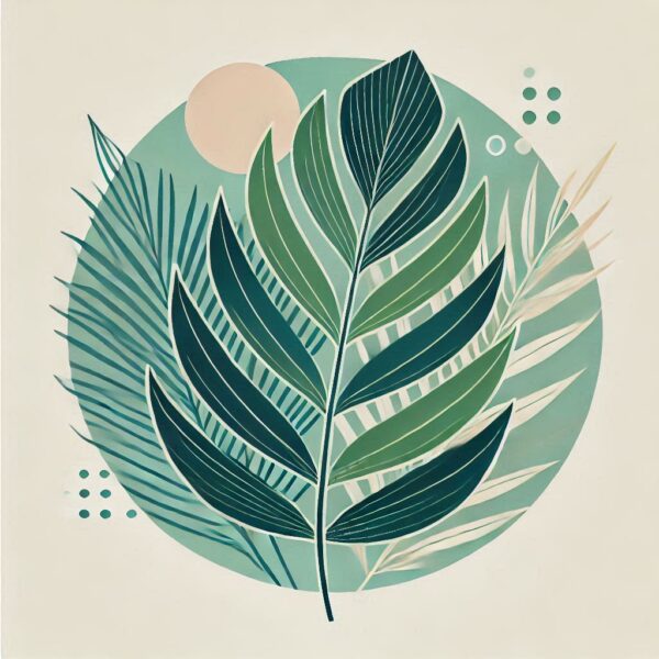 Aesthetic Boho Art Background