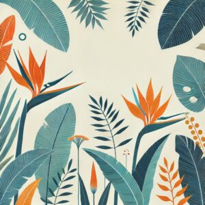 Aesthetic Boho Art Background