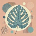 Aesthetic Boho Art Background