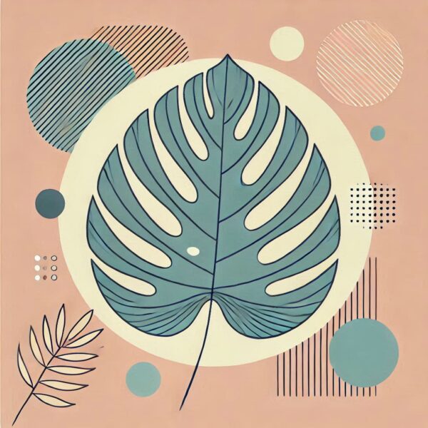 Aesthetic Boho Art Background