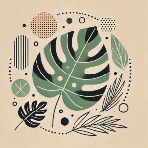 Aesthetic Boho Art Background